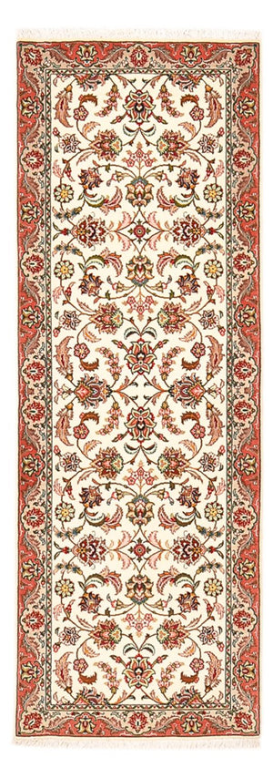 Läufer Perser - Täbriz - Royal - 202 x 69 cm - creme