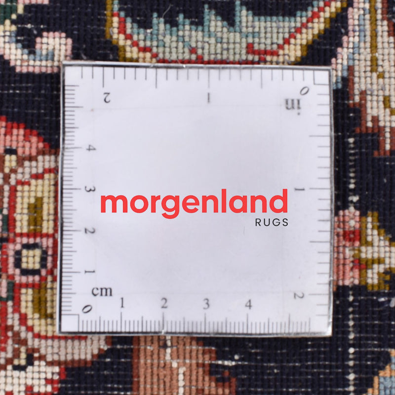 Läufer Perser - Täbriz - Premium - 300 x 66 cm - dunkelblau