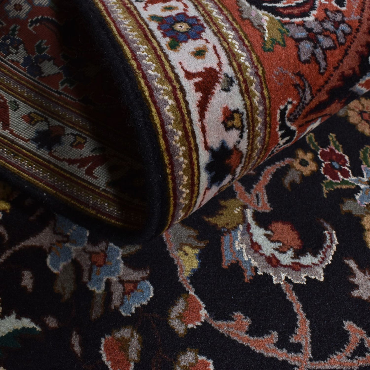 Perserteppich - Täbriz - Royal - 305 x 203 cm - anthrazit