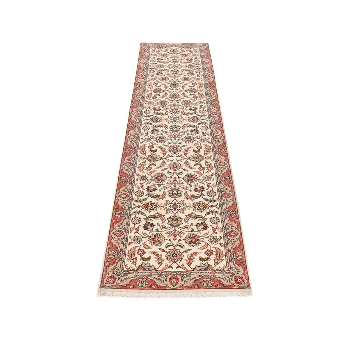 Läufer Perser - Täbriz - Premium - 297 x 69 cm - caramel