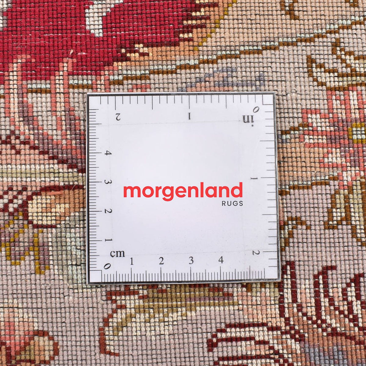 Perserteppich - Täbriz - Premium rund  - 200 x 200 cm - rot