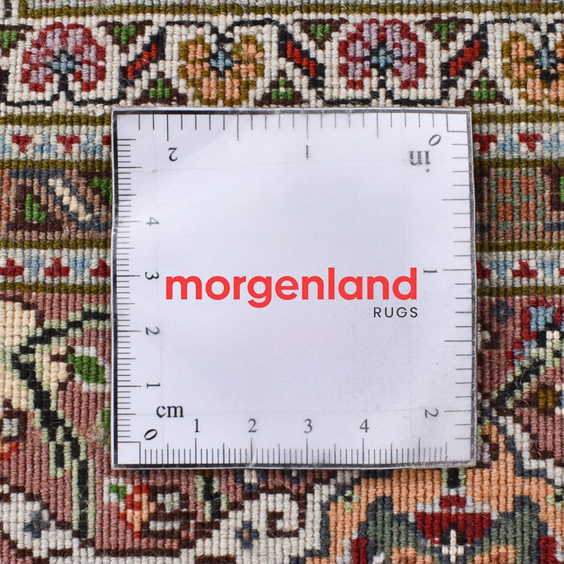 Läufer Perser - Täbriz - Royal - 400 x 202 cm - hellrot