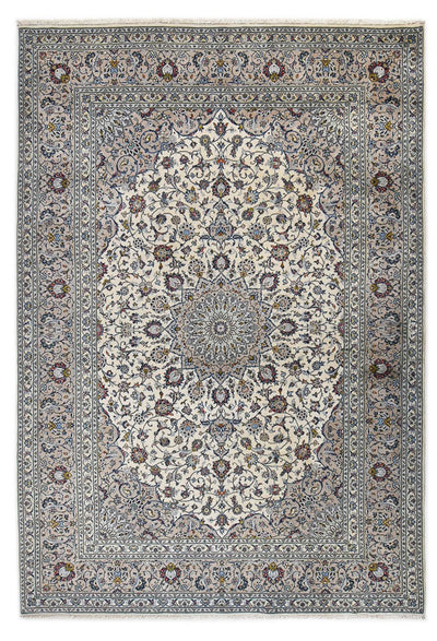 Keshan Teppich 250x355cm - Perserteppich - grau