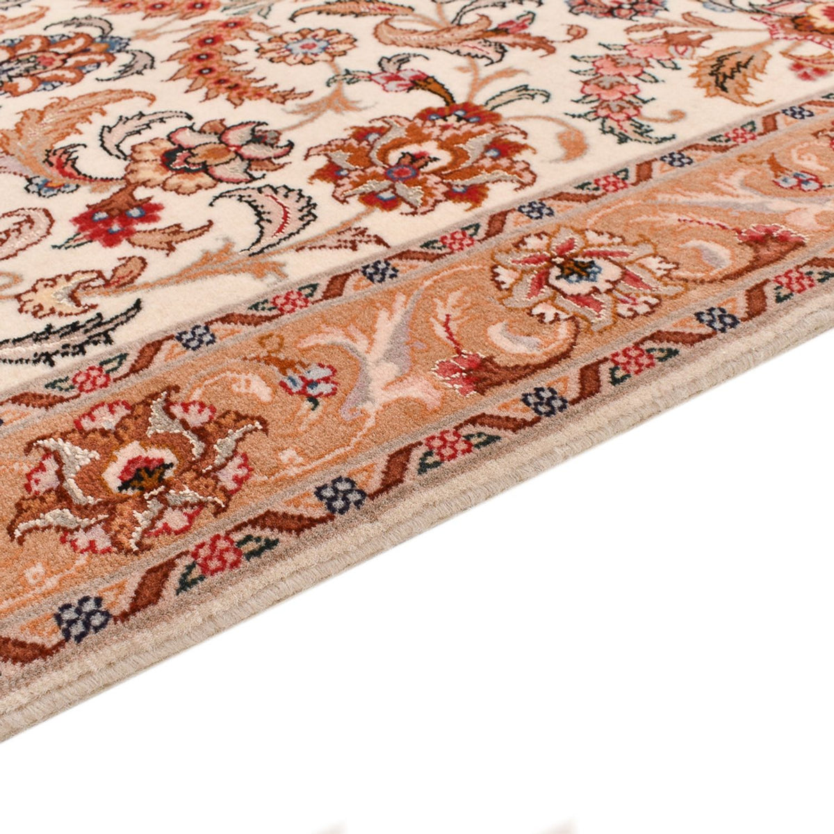 Läufer Perser - Täbriz - Premium - 314 x 80 cm - beige