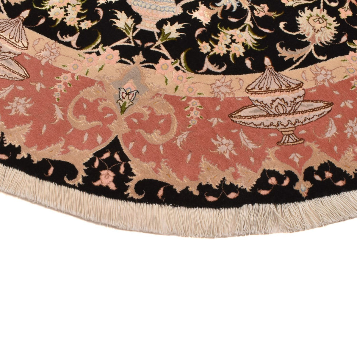 Perserteppich - Täbriz - Premium rund  - 200 x 200 cm - mehrfarbig