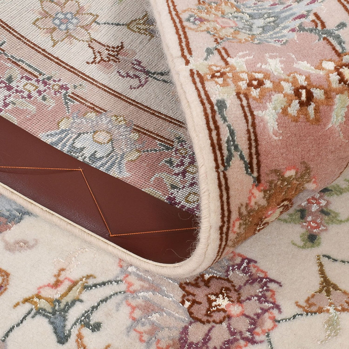 Läufer Perser - Täbriz - Premium - 347 x 77 cm - beige