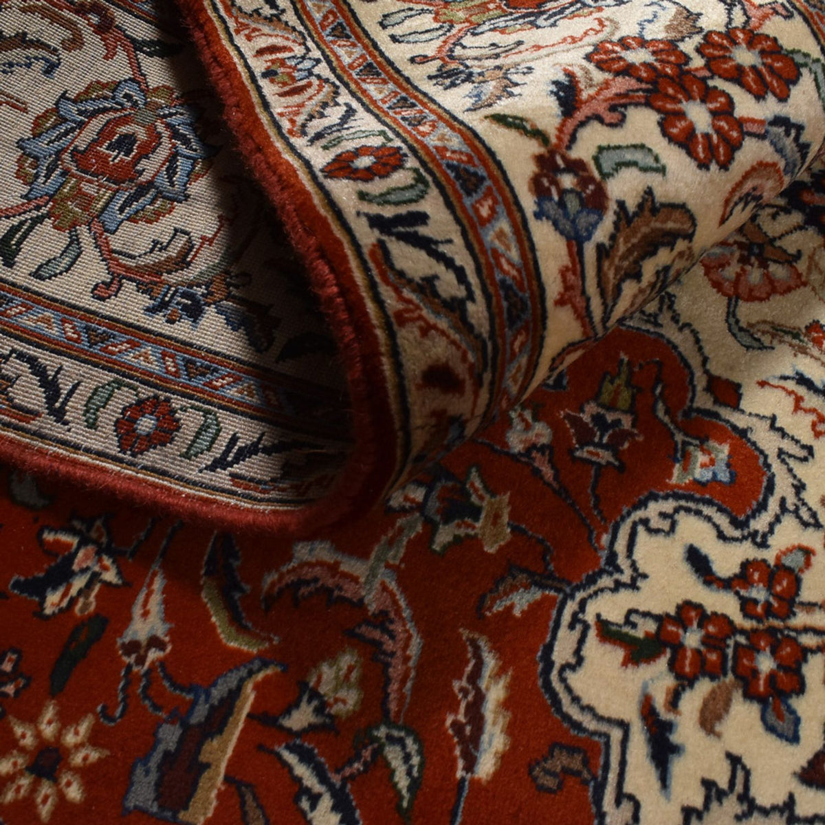 Perserteppich - Royal - 297 x 201 cm - dunkelrot