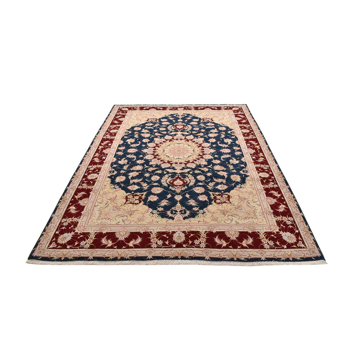 Perserteppich - Täbriz - Royal - 287 x 202 cm - dunkelblau