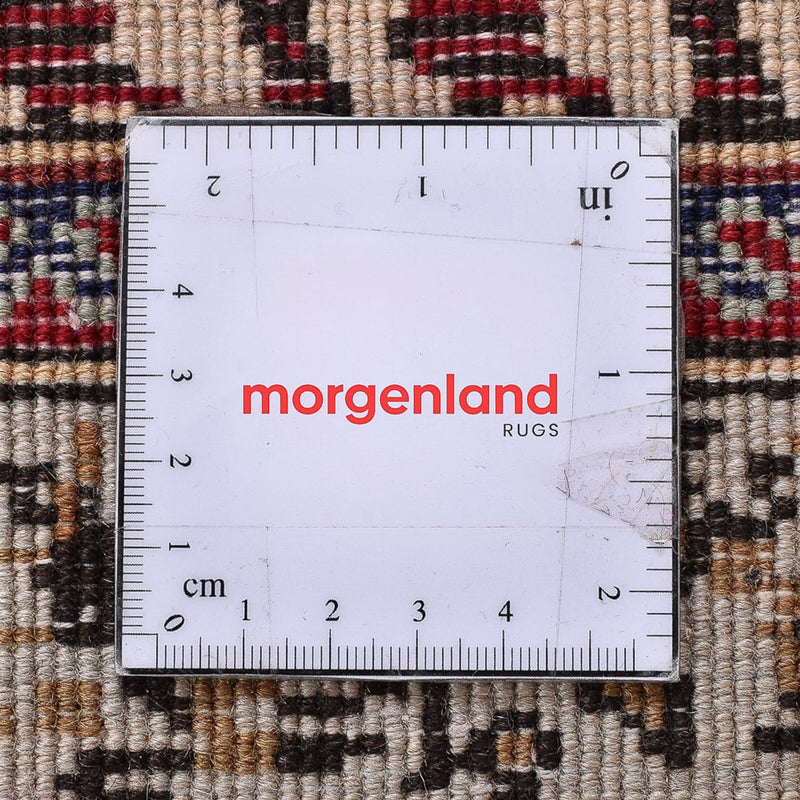 Läufer Perser - Täbriz - Royal - 427 x 97 cm - dunkelbeige