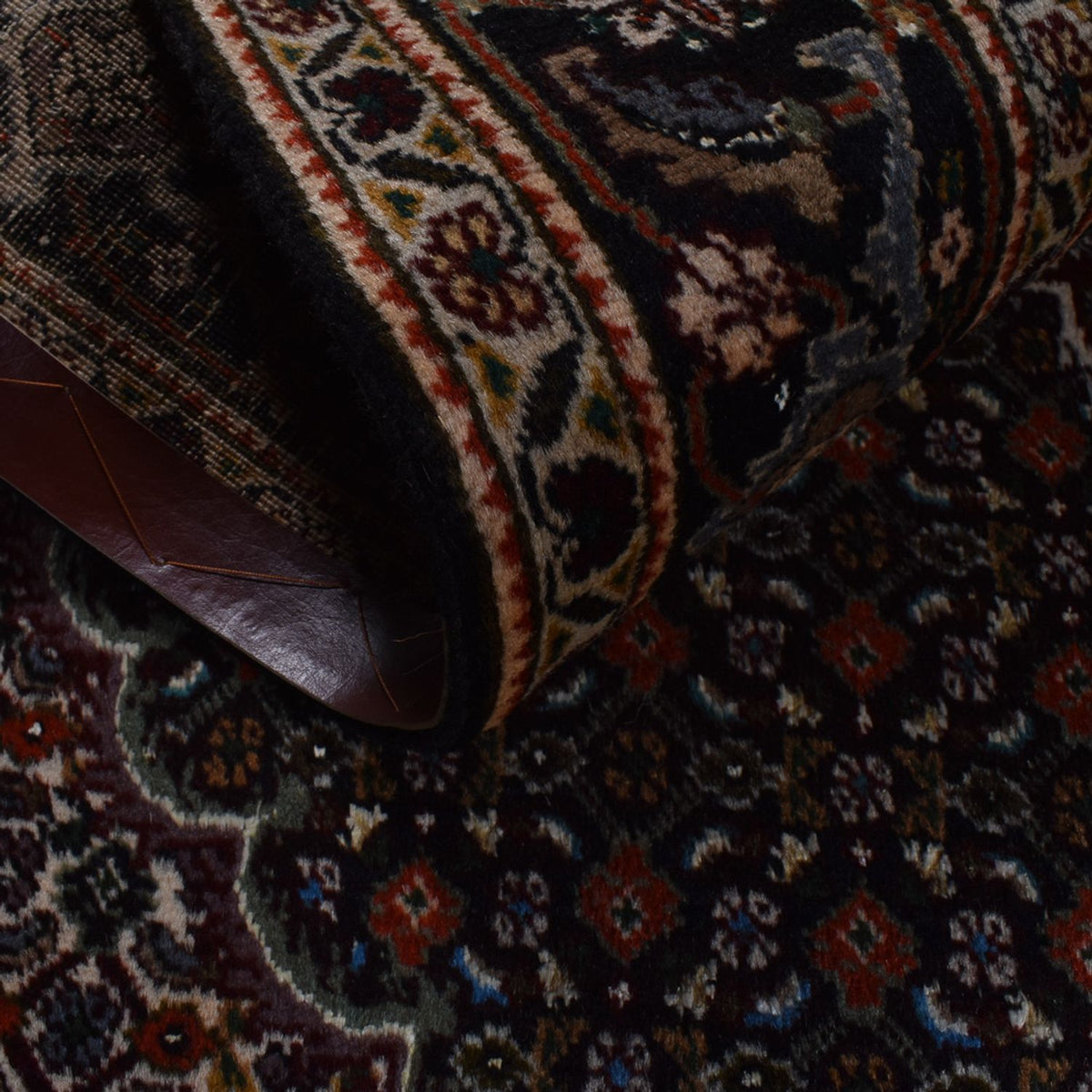 Perserteppich - Täbriz - Royal - 192 x 153 cm - dunkelbraun