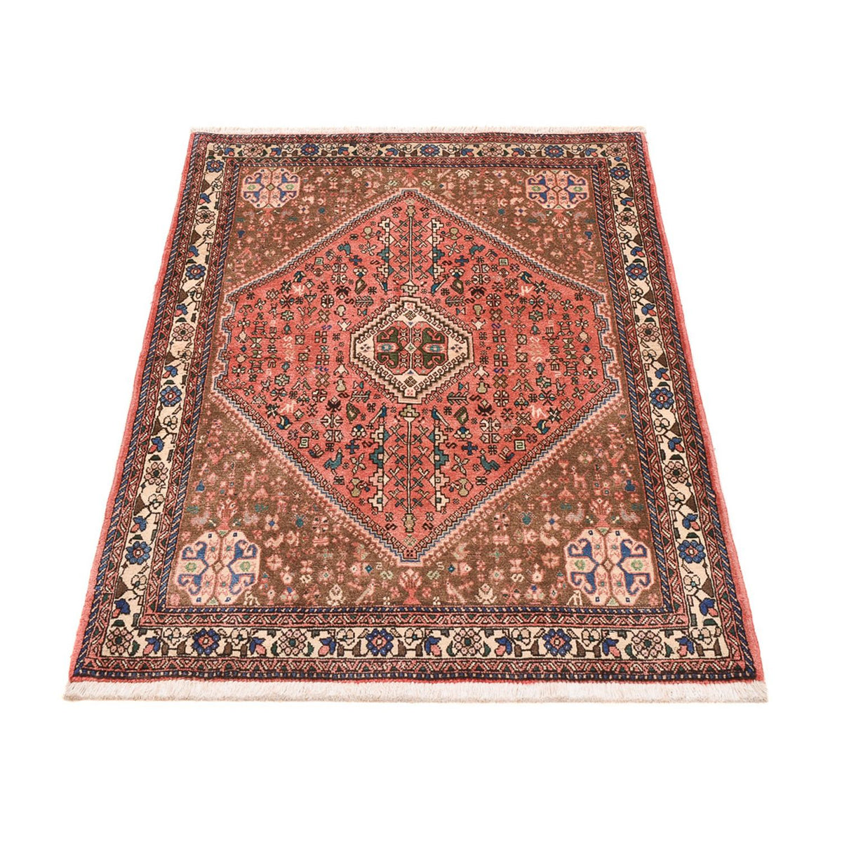 Perserteppich - Nomadic - 143 x 98 cm - hellrot