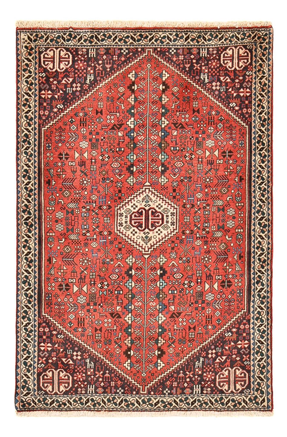 Perserteppich - Nomadic - 142 x 95 cm - rot
