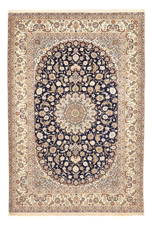 Perserteppich - Isfahan - Premium - 304 x 203 cm - dunkelblau