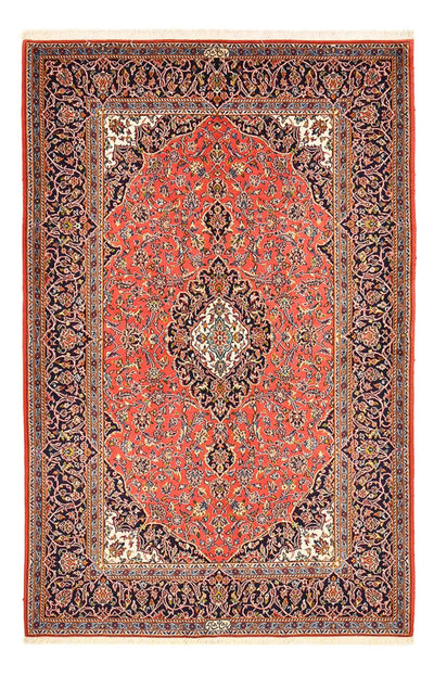 Keshan Teppich 142x225cm - Perserteppich - rot