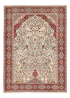 Perserteppich - Täbriz - Royal - 250 x 178 cm - creme