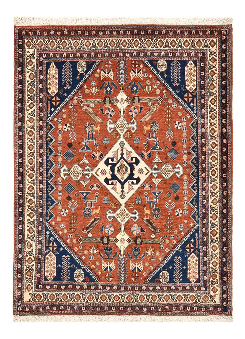 Gabbeh Teppich - Kaschkuli Perser - 157 x 113 cm - mehrfarbig