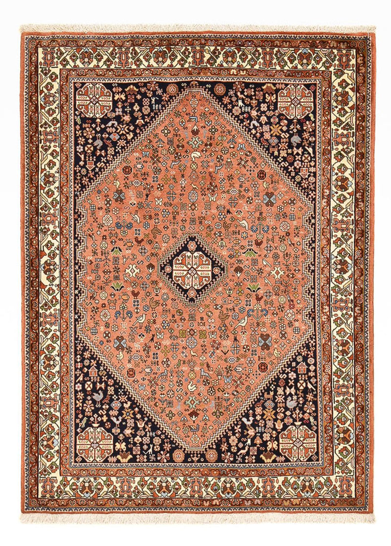 Gabbeh Teppich - Kaschkuli Perser - 197 x 145 cm - hellrot