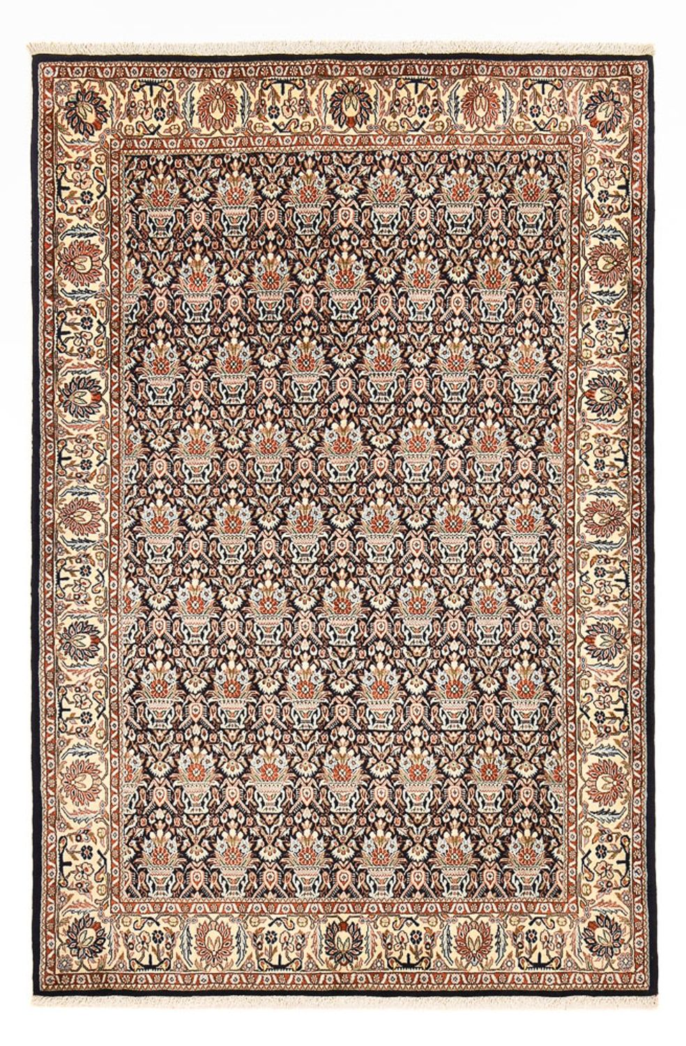 Gabbeh Teppich - Kaschkuli Perser - 210 x 139 cm - dunkelbeige
