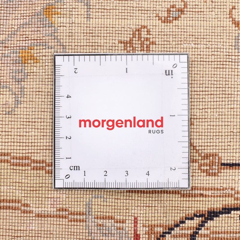 Perserteppich - Täbriz - Royal rund  - 200 x 200 cm - rot