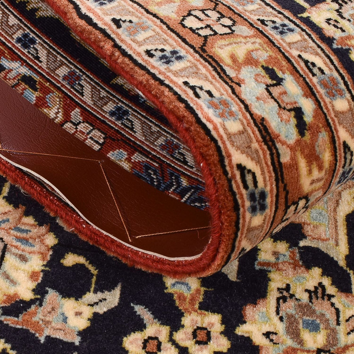 Läufer Perser - Ghom - Royal - 210 x 50 cm - dunkelbeige