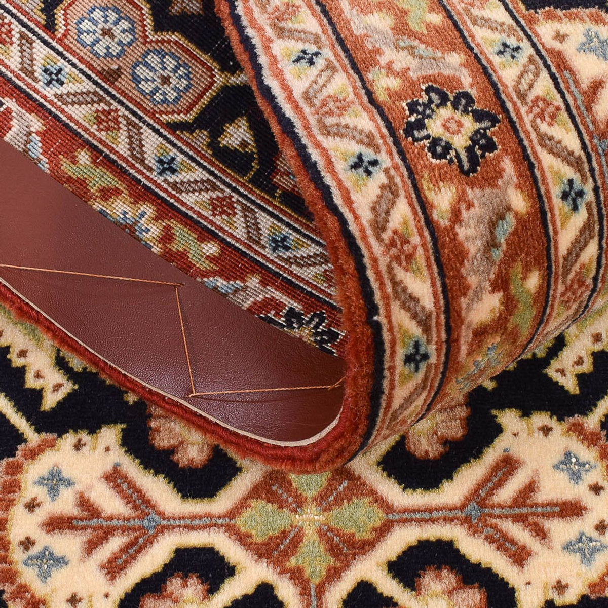 Läufer Perser - Ghom - Royal - 205 x 50 cm - dunkelbeige