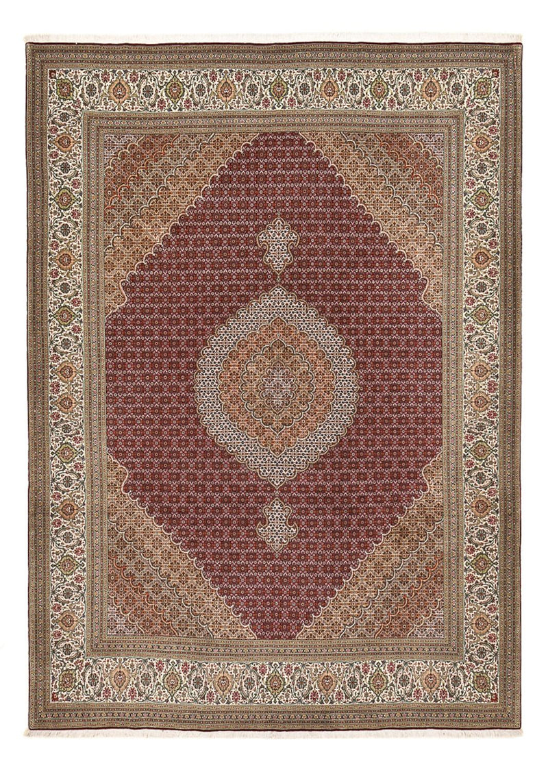 Perserteppich - Täbriz - Royal - 351 x 250 cm - bordeauxrot