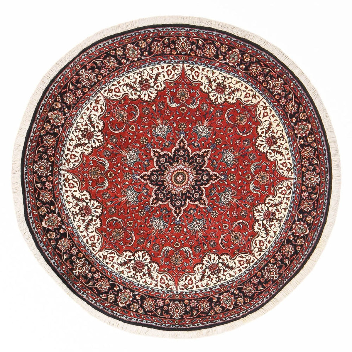 Perserteppich - Bidjar rund  - 150 x 150 cm - rot