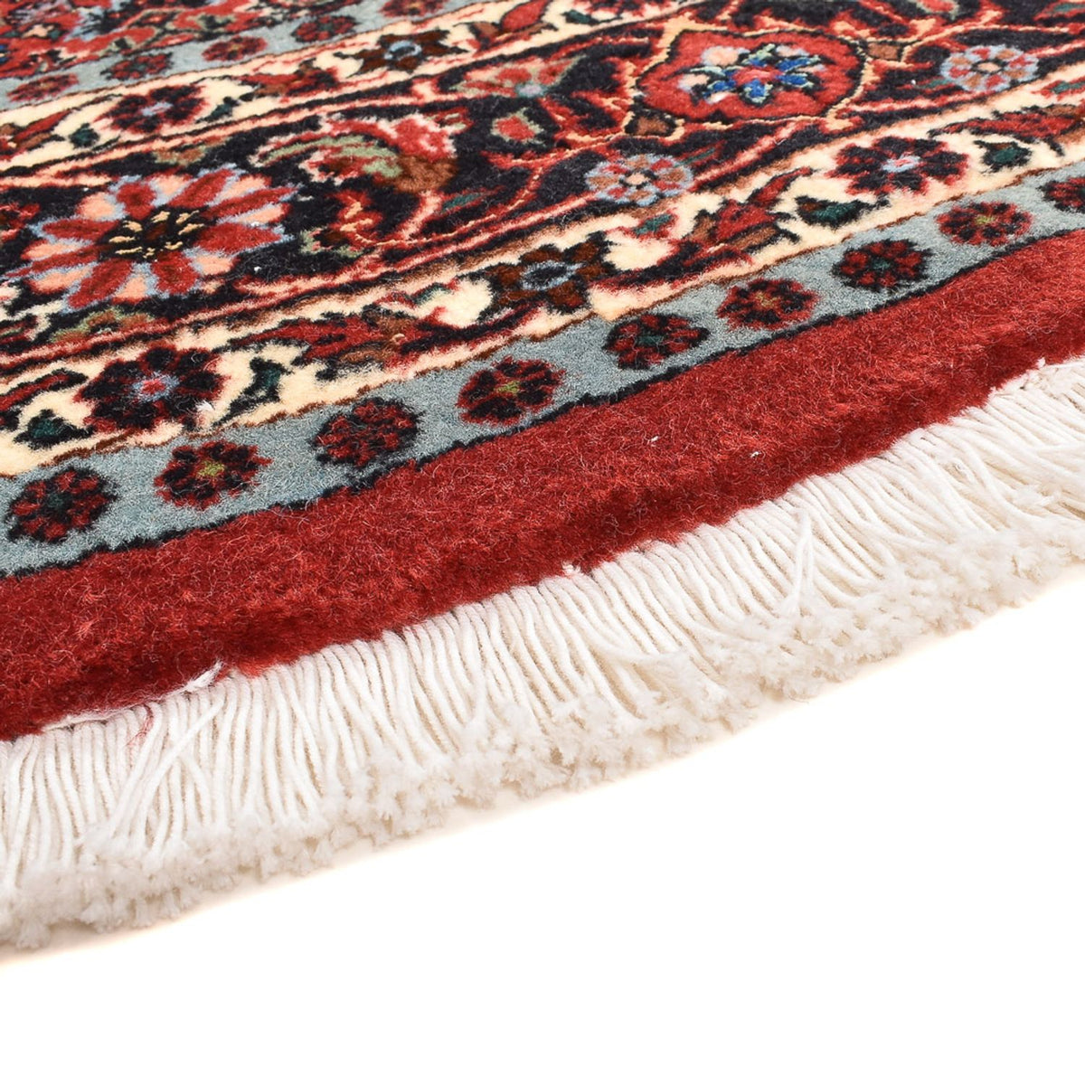 Perserteppich - Bidjar rund - 150 x 150 cm - dunkelrot