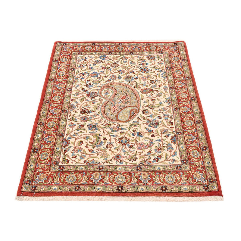 Perserteppich - Ghom - Royal - 162 x 109 cm - beige