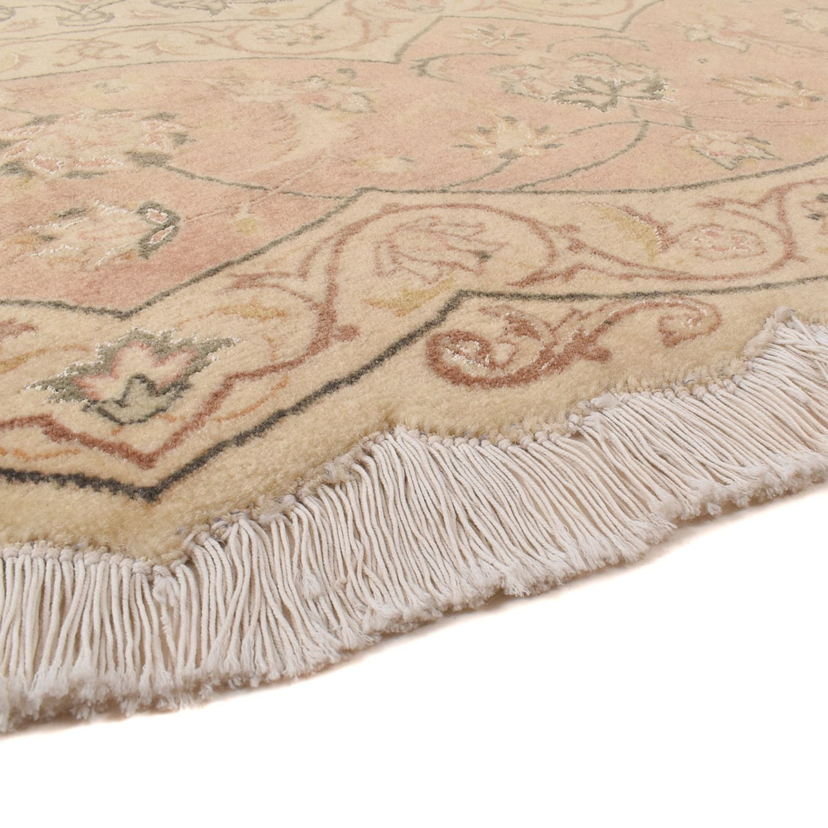 Perserteppich - Täbriz - Premium rund  - 310 x 310 cm - beige