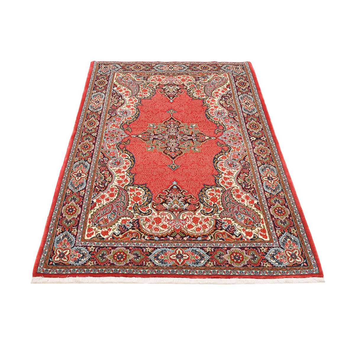Perserteppich - Ghom - Royal - 205 x 132 cm - rot