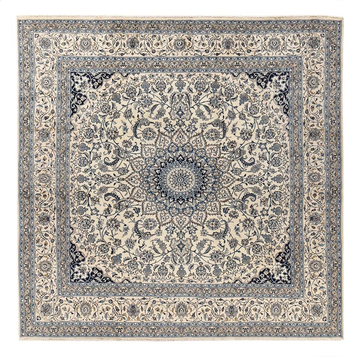 Perserteppich - Nain - Royal - 404 x 390 cm - creme