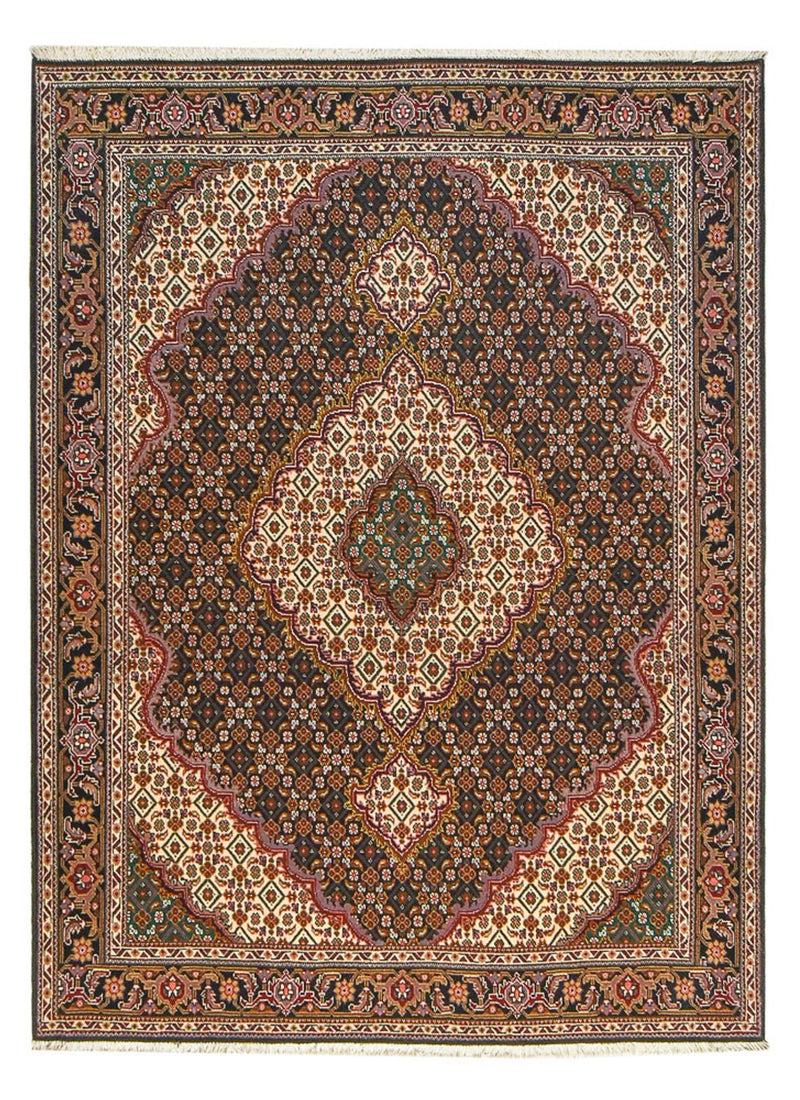 Perserteppich - Täbriz - Royal - 201 x 150 cm - braun