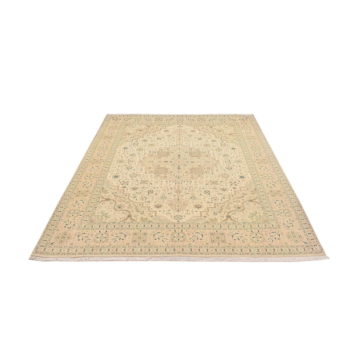 Perserteppich - Täbriz - Royal - 257 x 202 cm - sand