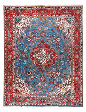 Perserteppich - Täbriz - Royal - 400 x 312 cm - blau