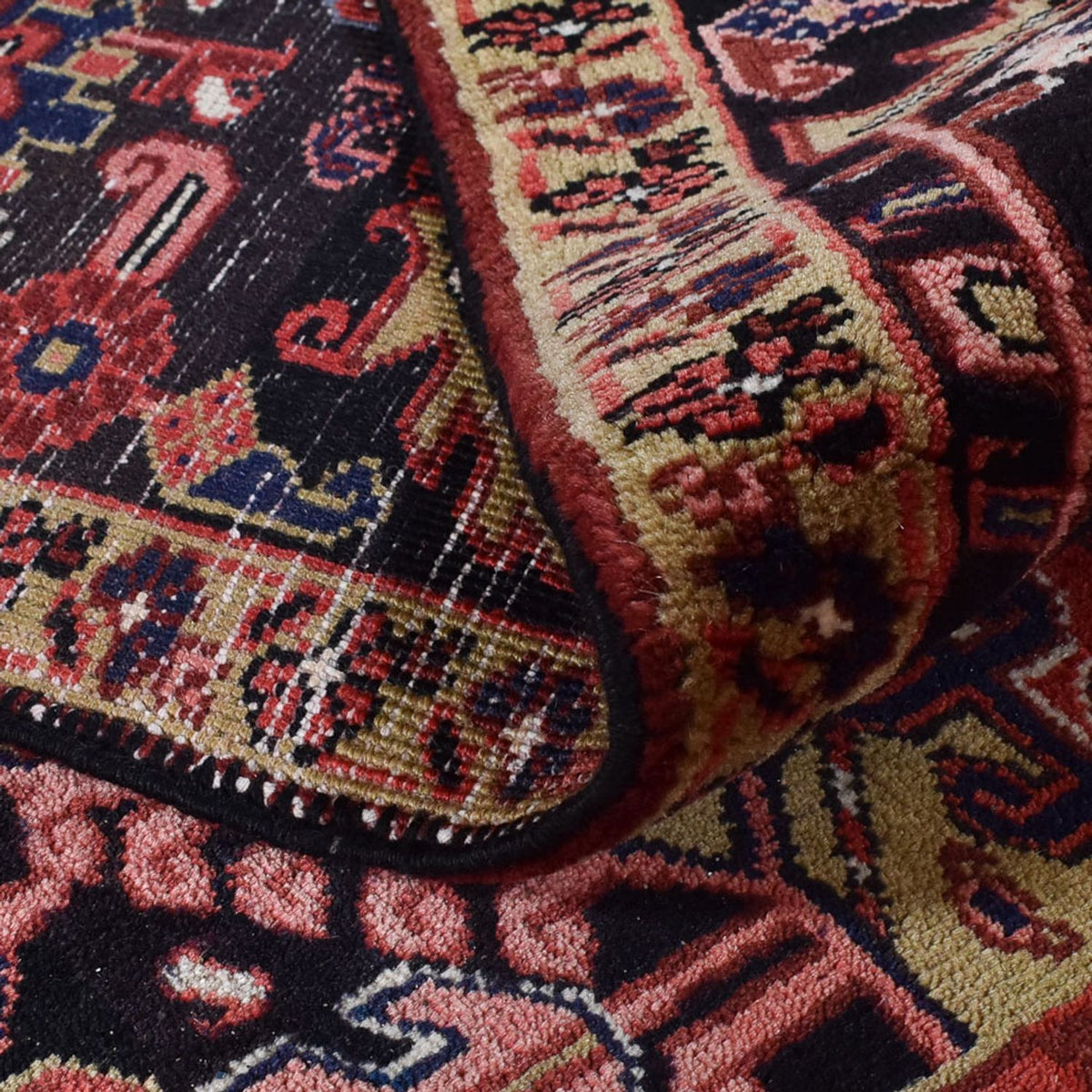 Perserteppich - Nomadic sonderform  - 372 x 302 cm - rot
