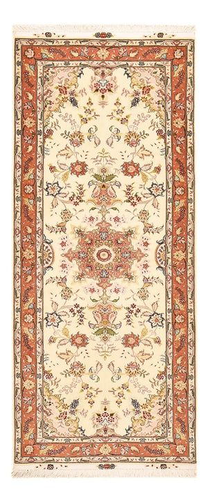 Läufer Perser - Täbriz - Royal - 197 x 80 cm - beige