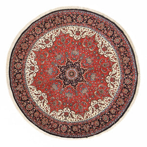 Perserteppich - Bidjar rund  - 154 x 154 cm - rot