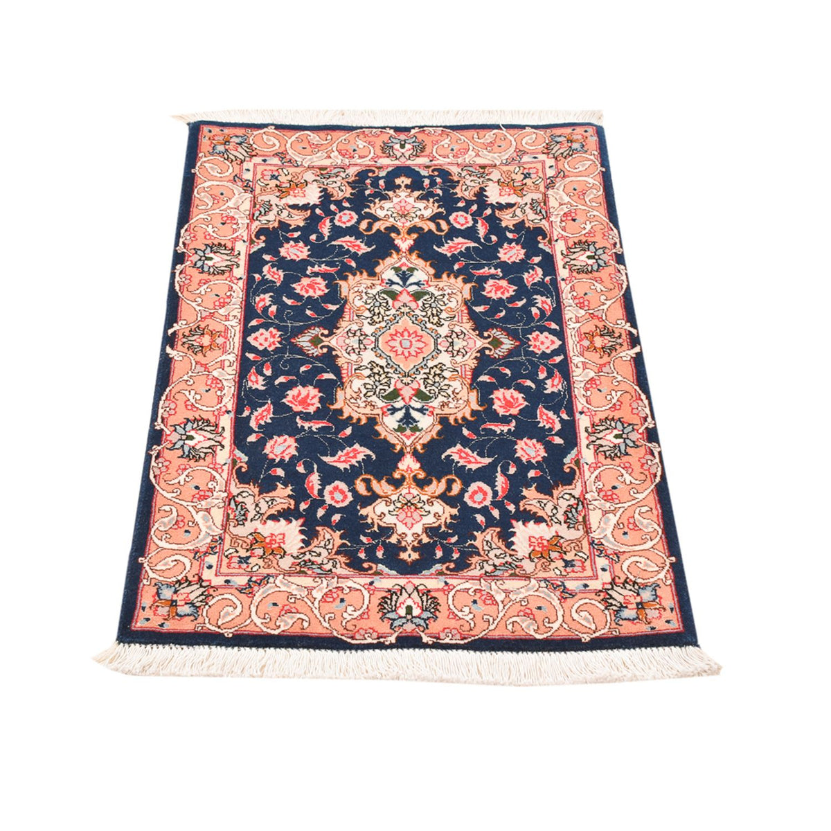 Perserteppich - Täbriz - Royal - 91 x 59 cm - dunkelblau