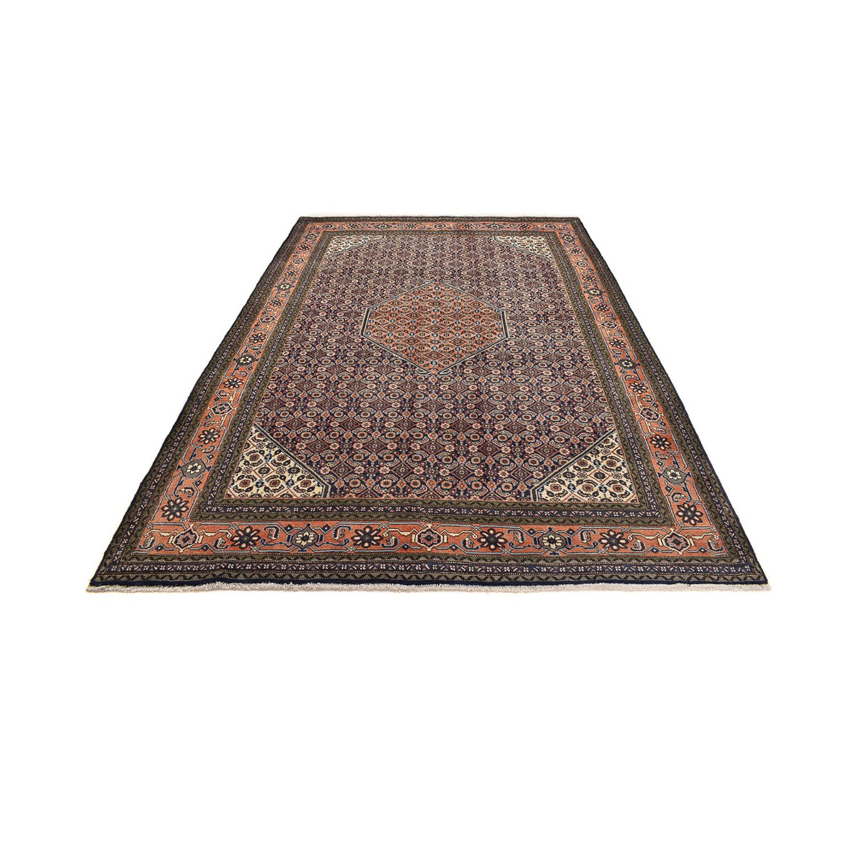 Perserteppich - Nomadic - 307 x 213 cm - dunkelbeige
