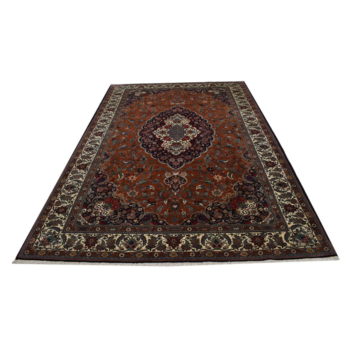 Perserteppich - Nomadic - 303 x 206 cm - dunkelrot