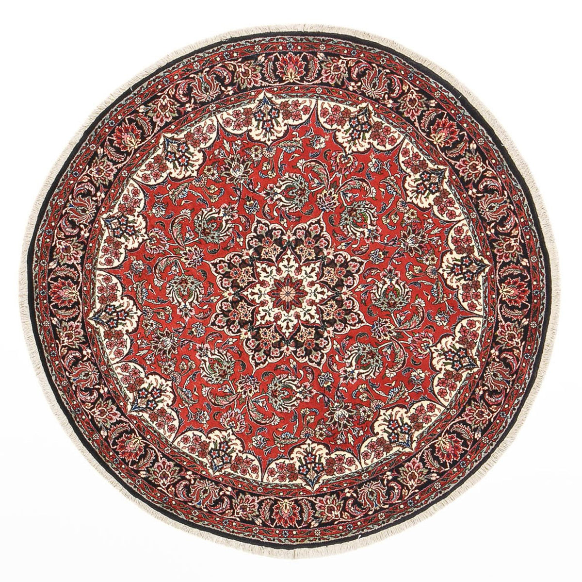 Perserteppich - Bidjar rund  - 150 x 150 cm - rot