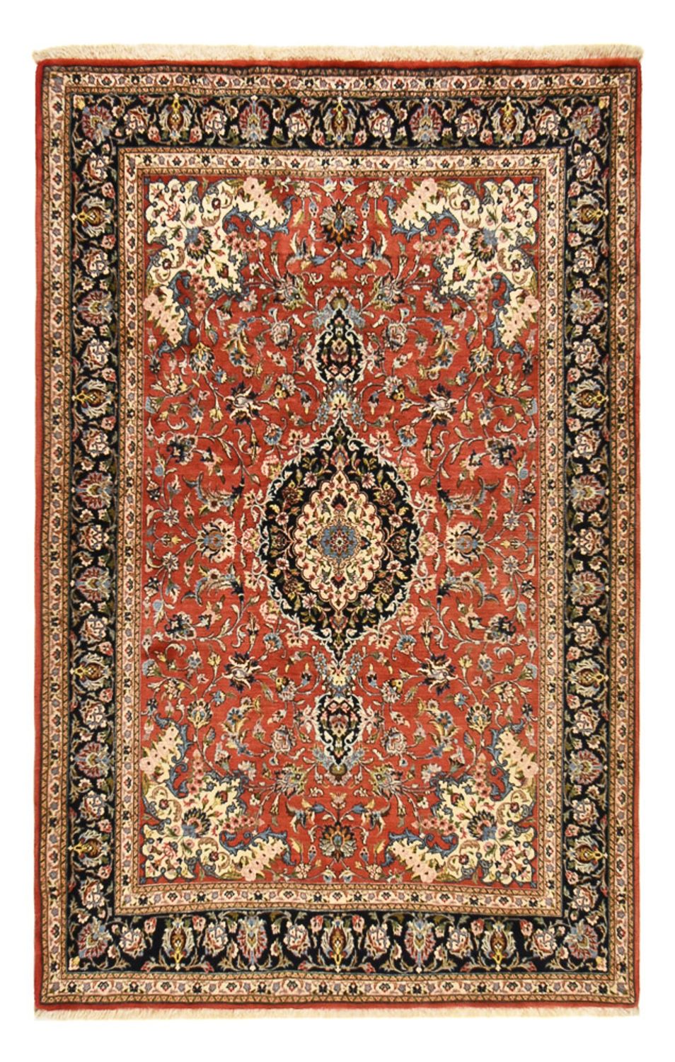 Perserteppich - Ghom - Royal - 220 x 141 cm - rot