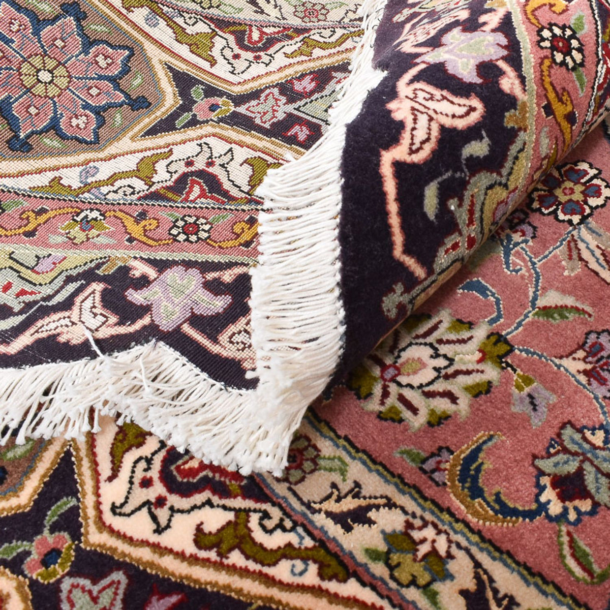 Perserteppich - Täbriz - Royal rund  - 250 x 250 cm - mehrfarbig