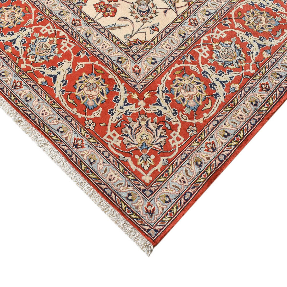 Perserteppich - Isfahan - Premium - 367 x 253 cm - hellbeige