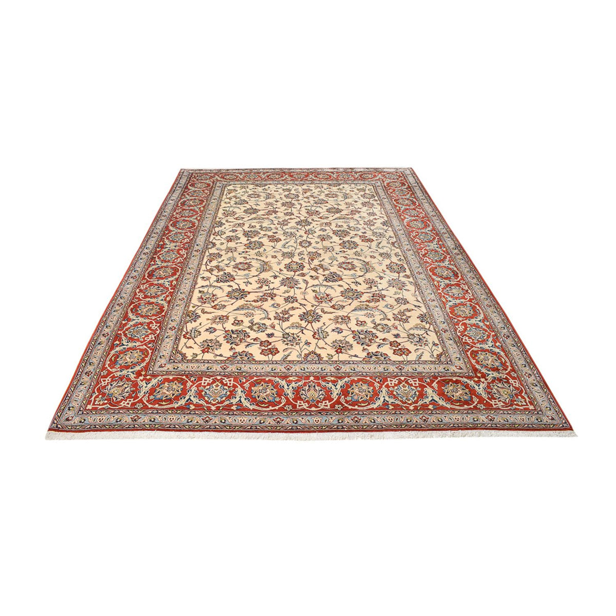 Perserteppich - Isfahan - Premium - 367 x 253 cm - hellbeige