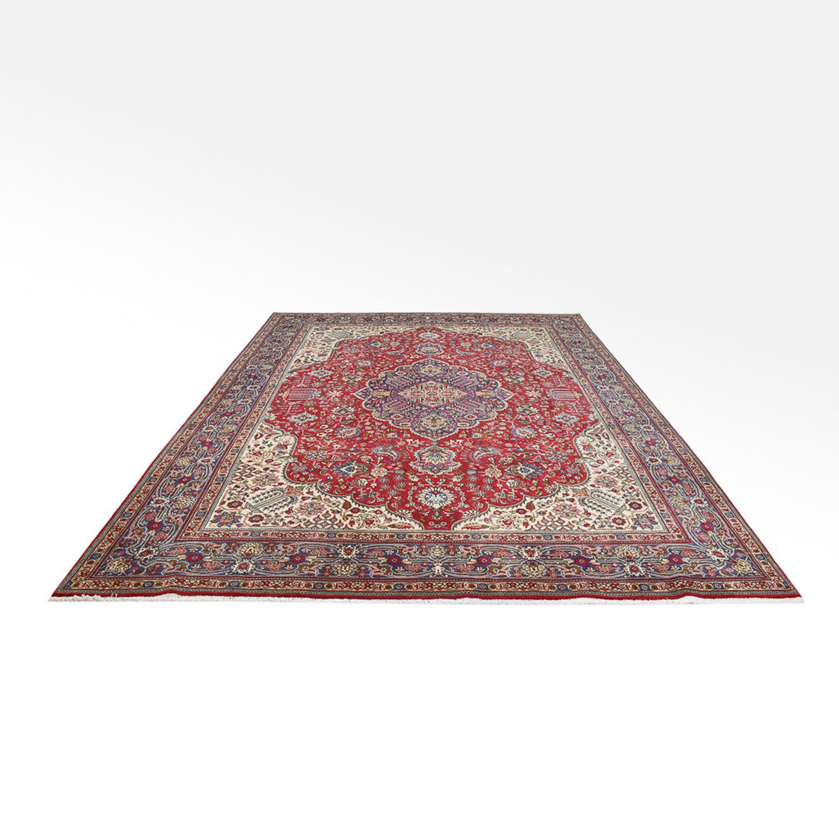 Perserteppich - Täbriz - Royal - 396 x 298 cm - rot
