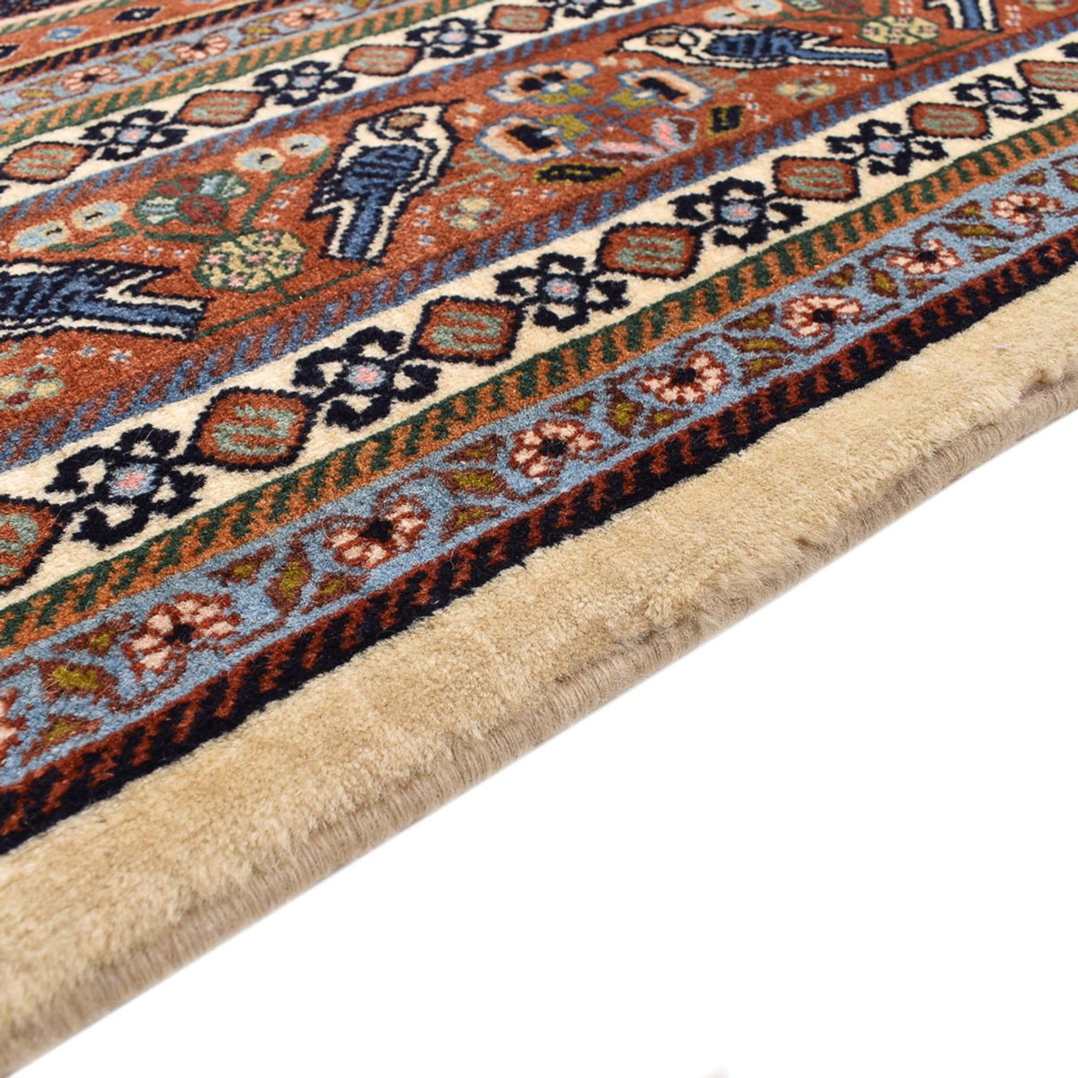 Gabbeh Teppich - Kaschkuli Perser - 295 x 205 cm - beige
