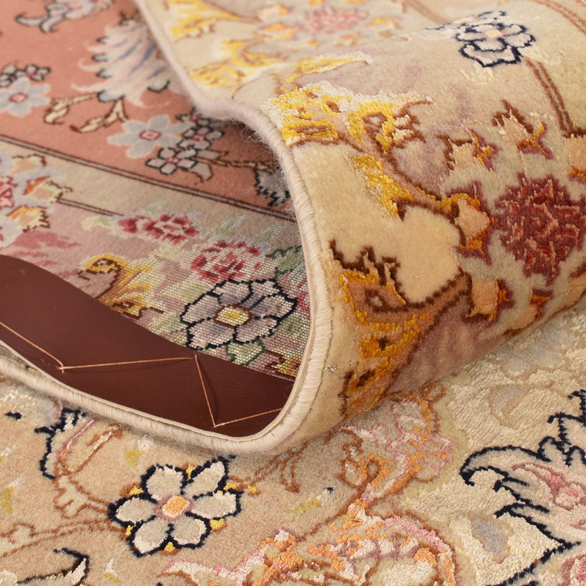 Perserteppich - Täbriz - Royal - 414 x 293 cm - gold