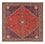 Perserteppich - Nomadic quadratisch - 198 x 198 cm - rot